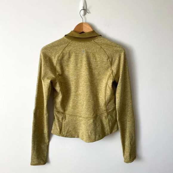 Lululemon Always Alert 1/2 Zip Jacket  Sweater Heathered Grape Leaf Size 6 - Picture 7 of 9